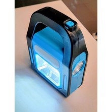 Xtechnx Powermaster HB-9707A-2 3 Kademeli USB Çıkışlı Şarjlı Solar Lamba Işıldak