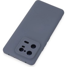 Kazan Hobi Newface Xiaomi Mi 13 Pro Kılıf Nano Içi Kadife Silikon - Gri