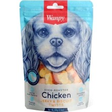 Indispensablely Wanpy Bisküvi Üzeri Tavuk Sargılı Köpek Ödül Maması 1 Adet 100 gr