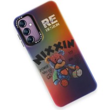 Kazan Hobi Newface Samsung Galaxy A14 4g Kılıf Estoril Desenli Kapak - Estoril - 11