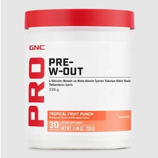 Gnc Pro Pre-W-Out – 339 G