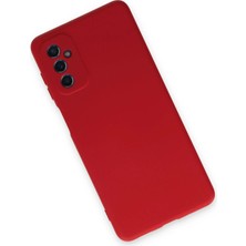 Kazan Hobi Newface Samsung Galaxy M52 5g Kılıf Nano Içi Kadife Silikon - Kırmızı