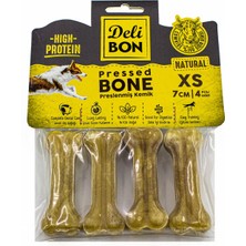 Zemira Deri Köpek Çiğneti Pres Kemik 4X7CM