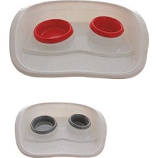 Indispensablely Pawise Melamin Kedi ve Köpek Mama Su Kabı 2 Adet Set