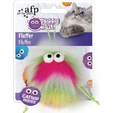 Storozde Afp Furry Ball - Tüylü Renkli Fare Oyuncak Pembe