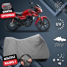 ULTRASHOP Honda Cb 125 F Su Geçirmez Motosiklet Brandası Arka Çanta Top Case Uyumlu Motosiklet Branda