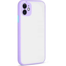 Kazan Hobi Newface iPhone 12 Kılıf Montreal Silikon Kapak - Mor