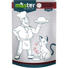 Storozde Master Dana Etli Pouch Kedi Mamasi Jöle 80 gr x 6 Adet