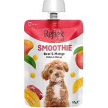 Indispensablely Smoothie Biftekli ve Mangolu Sıvı Yetişkin Köpek Ödül Maması 1 Adet 85 gr
