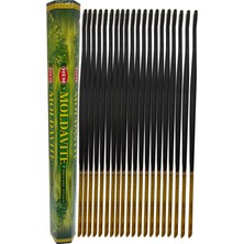 Zemira Moldavit Taşı 20 Çubuk Tütsü - Moldavite