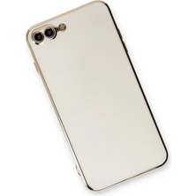 Kazan Hobi Newface iPhone 7 Plus Kılıf Volet Silikon - Beyaz