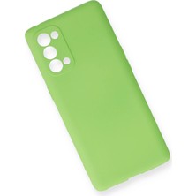 Kazan Hobi Newface Oppo Reno 5 Pro Kılıf First Silikon - Yeşil