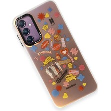 Kazan Hobi Newface Samsung Galaxy A14 4g Kılıf Estoril Desenli Kapak - Estoril - 16