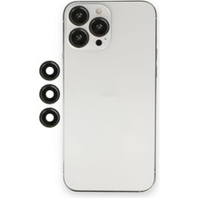 Kazan Hobi Newface iPhone 12 Pro Shine Kamera Lens - Siyah