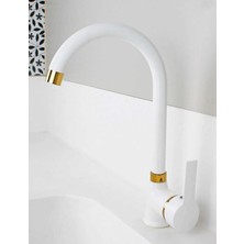 Beyaz Altın Ara Mutfak Evye Bataryası