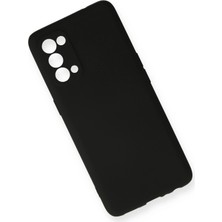 Kazan Hobi Newface Oppo Reno 5 Pro Kılıf First Silikon - Siyah