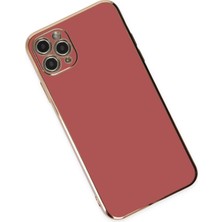 Kazan Hobi Newface iPhone 11 Pro Max Kılıf Volet Silikon - Kırmızı