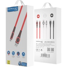 Kazan Hobi Konfulon DC01 Süper Hızlı Micro USB Kablo 1m 2.4A - Siyah