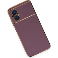 Kazan Hobi Newface Xiaomi Poco M5 Kılıf Volet Silikon - Mor