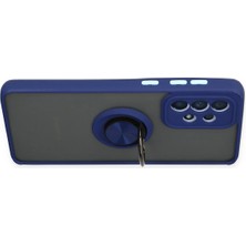 Kazan Hobi Newface Samsung Galaxy A33 5g Kılıf Montreal Yüzüklü Silikon Kapak - Lacivert