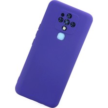 Kazan Hobi Newface Tecno Camon 16 Kılıf Nano Içi Kadife Silikon - Mor