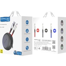 Kazan Hobi Konfulon DC16 Micro USB Kablo 1m 2.4A - Kırmızı