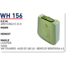 Wunder Filter Volkswagen Touareg- Audı Q7-Q8 3.0 Bentley Bentayga 4.0 Uyumlu Hava Filtresi Wh 156