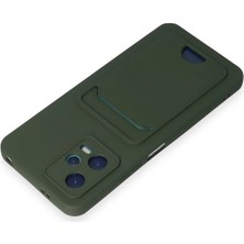 Kazan Hobi Newface Xiaomi Poco X5 5g Kılıf Kelvin Kartvizitli Silikon - Koyu Yeşil