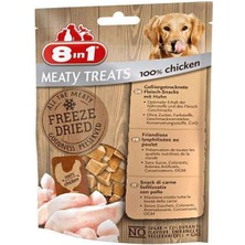 Indispensablely 8ın1 Freeze Dried Tahılsız Kurutulmuş Tavuk ve Havuçlu Köpek Ödül Maması 1 Adet 50 gr