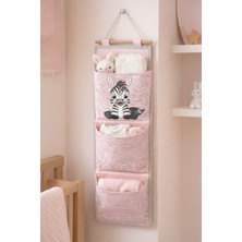 Luxway Home Yıldız Baskılı 3 Cepli Çok Amaçlı Askılı Duvar Tipi Dolap Içi Banyo Mutfak Düzenleyici Organizer 20 x 60