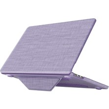 Eco Port Macbook Pro 14 2021 Macbook Kumaş Kapak - Mor