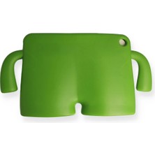 Kazan Hobi Newface iPad 4 9.7 Kılıf Karakter Tablet Silikon - Yeşil