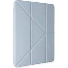 Kazan Hobi Newface iPad Pro 11 (2018) Kılıf Kalemlikli Mars Tablet Kılıfı - Mavi