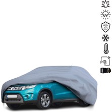 ULTRASHOP Suzukı Vitara (2014-2018) Su Geçirmez Araba Brandası Dış Mekan Oto Brandası