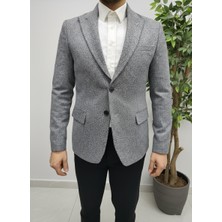 YXC Trend Maker Italyan Stil Slim Fit Klasik Erkek Blazer Ceket
