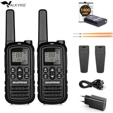 Valkyrie Baofeng 2’li El Telsizi Seti – Lisanssız Kullanım, 22 Kanal, LED Fenerli, Usb-C Şarj, 1400MAH