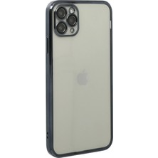 Kazan Hobi Newface iPhone 11 Pro Kılıf Razer Lensli Silikon - Siyah