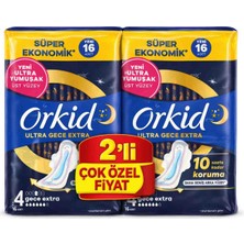 Orkid Ultra Gece Extra 4 No – 16’lı 2 Adet