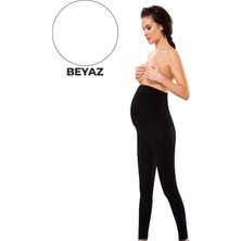 Zemira Beyaz Hamile ( Lohusa ) Penye Tayt