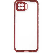 Kazan Hobi Newface Oppo A73 Kılıf Miami Şeffaf Silikon - Fuşya