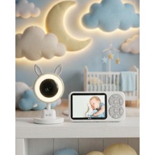 Marsilyan LCD Ekranlı Bebek Izleme Kamerası Ninnili Gece Görüşlü Güvenlik Sistemi