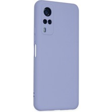 Kazan Hobi Newface Vivo Y53S Kılıf Nano Içi Kadife Silikon - Lila