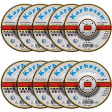 Karbosan A 24 Rs BF80 Metal Kesme Taşı 115X6.4X22.23MM 10 Lu Paket