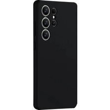 Kazan Hobi Newface Samsung Galaxy S25 Ultra Kılıf Nano Içi Kadife Silikon - Siyah