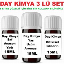 Day Anason Yağı 15 ml Yaş Üzüm 15 ml Gliserin 15 ml (5 Litreye Uyumlu)