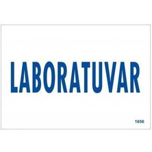 Zemira Laboratuvar Uyarı Levhası 17,5X25 KOD:1656