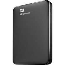 Wd 2.5 Elements 2tb USB 3.0 Harıcı Harddısk Siyah WDBU6Y0020BBK-WESN