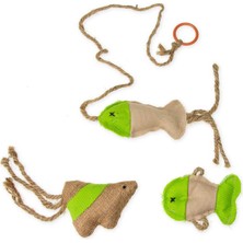 Karlie Storozde Karlıe Kedi Otlu Ipli Oyuncak 2,5 * 9* 18,5 cm