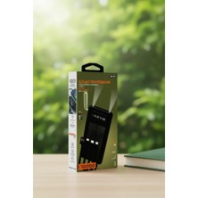 İlkyaz Fashion 10000MAH Güneş Enerjili Taşınabilir Şarj Cihazı - Çift LED Fenerli, LCD , 2 Usb-C Powerbank I