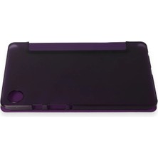 Kazan Hobi Newface Samsung Galaxy Tab A9 Kılıf Tablet Smart Kılıf - Mor